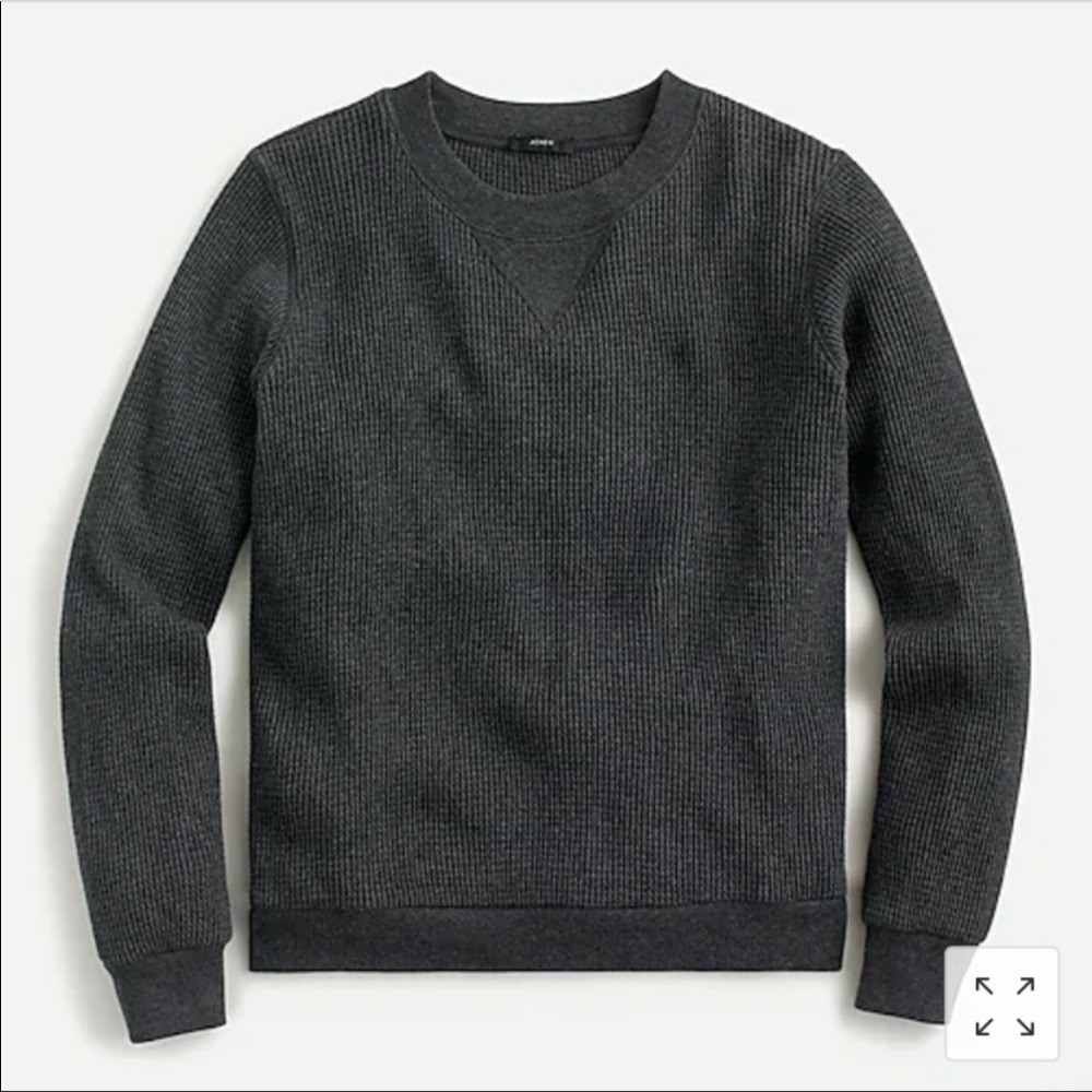 J Crew Waffle Crewneck Pullover